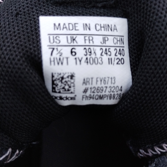 Adidas Cloudfoam Running Shoes men's size 7 1\2 US - Picture 4 of 5